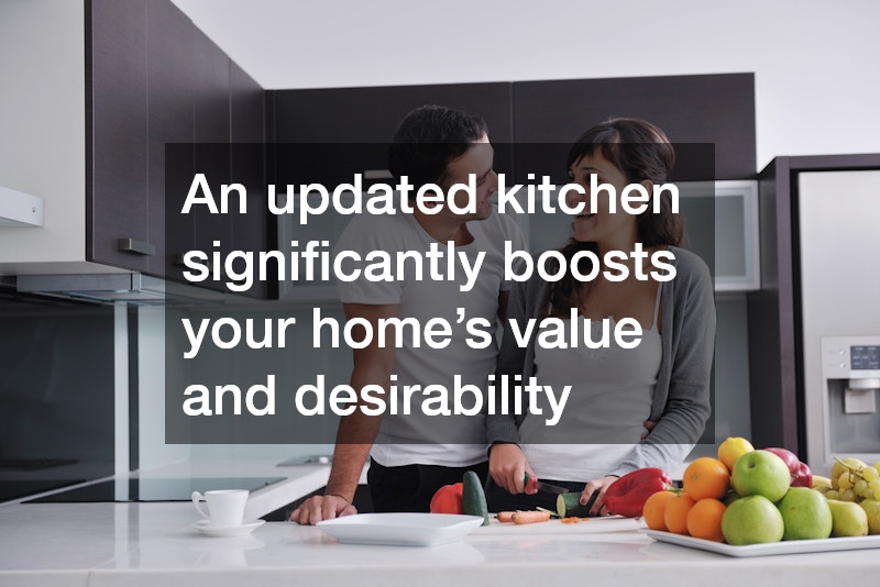 couple in a modern kitchen